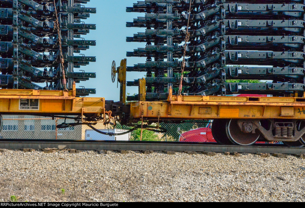 FTTX Flat Car with Truck Frames